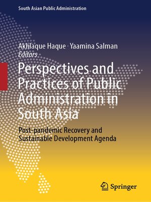 cover image of Perspectives and Practices of Public Administration in South Asia